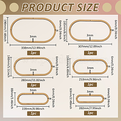 6шт 6 набора шаблонов для МДФ-панелей для стекла&nbsp;DIY-WH0308-698C