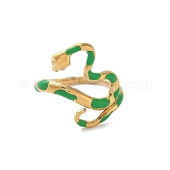 Кольца-манжеты из нержавеющей стали 304 с эмалью для женщин&nbsp;RJEW-M020-04G-02