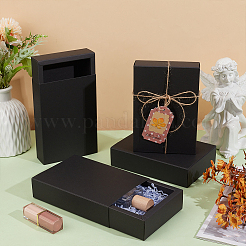 Geschenkboxen aus Kraftpapier zur Aufbewahrung von Schubladen&nbsp;CON-WH0092-80F
