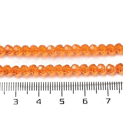 Chapelets de perles en verre transparente  &nbsp;LS-EGLA-A035-T4mm-D05