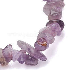 Bracelets pour enfants en perles d'améthyste naturelle&nbsp;BJEW-JB10611-03