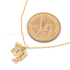 925 серебряная подвеска в виде созвездия с разноцветными кубическими цирконами&nbsp;STER-R009-01G-10