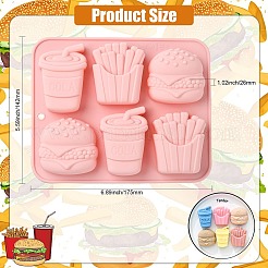 Stampi in silicone a forma di hamburger&nbsp;ST-CJ0043-056