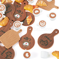 Ensemble de 36 poupée miniature sur le thème du café&nbsp;DJEW-TA0001-50