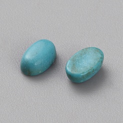 Cabochons en turquoise synthétique&nbsp;TURQ-WH0001-25A-01
