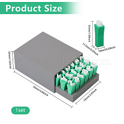 Наборы глиняных штампов с заглавными буквами из пластика&nbsp;DIY-WH0591-269B
