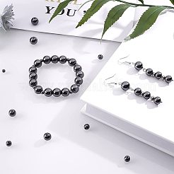 340 шт. 4 вида немагнитных синтетических гематитовых бусин&nbsp;G-NB0002-85