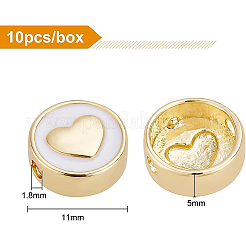 Латунь эмаль бисера&nbsp;KK-BC0004-57