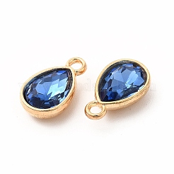 Pendenti in vetro sfaccettato con strass&nbsp;GLAA-I051-A06