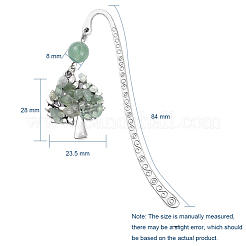 Тибетском стиле сплава закладки&nbsp;AJEW-JK00158-04