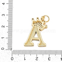 Pendentifs avec zircon cubiques à micro-pavés en laiton&nbsp;KK-I723-50G-02