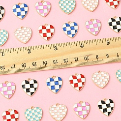 24шт 6 стиля подвески из сплава с эмалью&nbsp;ENAM-FS0002-37