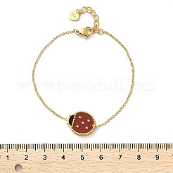 Charm-Armbänder aus Edelstahl 304 mit Ankerkette für Damen&nbsp;BJEW-U024-02G-02