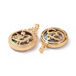 Подвески из натурального ушка / ракушки&nbsp;BSHE-I014-G