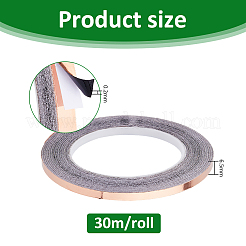 Ленты из медной фольги с клейкой обратной стороной&nbsp;AJEW-WH0348-409A