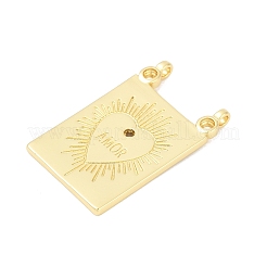 Латунные микро проложить кубического циркония подвески&nbsp;KK-H203-03G