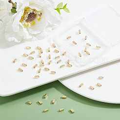 50 шт. латунные бусины с покрытием стойки&nbsp;KK-FH0003-84