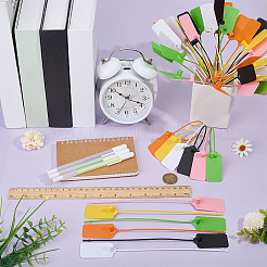 120 шт. 6-цветные пластиковые противоугонные пряжки&nbsp;ODIS-GO0001-07