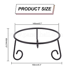 Подставка для дисплея с железным хрустальным шаром&nbsp;AJEW-WH0258-745B