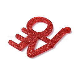 Акриловый кулон на тему Дня святого Валентина&nbsp;LS-OACR-H032-04A