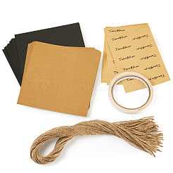 50 комплект крафт-бумаги 2 цветов для упаковки букетов&nbsp;DIY-TA0011-45