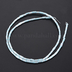 Perlenstränge im Glasseide-Fleckenstil&nbsp;GLAA-N047-001B-01
