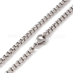 Collana pendente ancora in lega di zinco con catene in acciaio inossidabile 304&nbsp;NJEW-C007-12AS