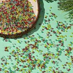 4 цвет 11/0 рождественских круглых бисера Toho&nbsp;SEED-X0058-27