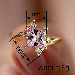 Manschettenringe aus Messing mit Zirkonia-Pavé&nbsp;WG4EC00-01