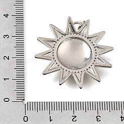 Pendentifs en laiton zircon cubique transparent&nbsp;CU-CBAEEA8-21P