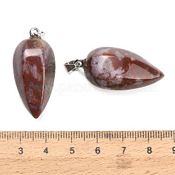 Ciondoli in agata muschiata rossa naturale&nbsp;GG-K002-16A