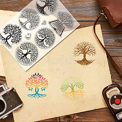 ПВХ пластиковые прозрачные штампы DIY-WH0439-0422