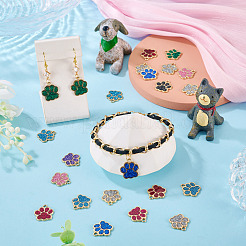20pcs pendentifs en émail en alliage&nbsp;ENAM-TADJ0001-01KCG