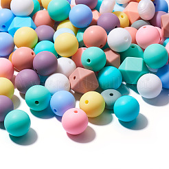 Наборы для изготовления эластичных браслетов из силиконового бисера своими руками&nbsp;DIY-TA0010-15