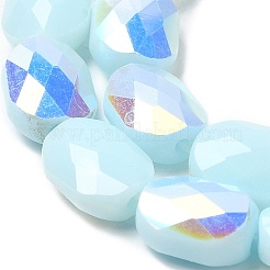 Chapelets de perles en verre électrolytique &nbsp;GLAA-G092-A-13
