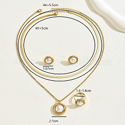 Винтажные круглые двойные ожерелья OM5590