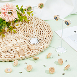 40 шт. деревянная фурнитура для сережек-гвоздиков&nbsp;FIND-SC0008-96A