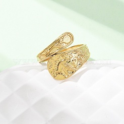 Кольца-манжеты из нержавеющей стали 304 для женщин&nbsp;RJEW-K309-05G