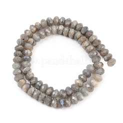 Природные лабрадорита бисер нитей&nbsp;G-C259-A41-5x8mm