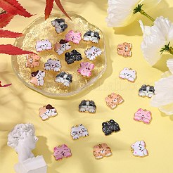 35шт 7 цвета сплава эмалевые подвески&nbsp;ENAM-CJ0002-67