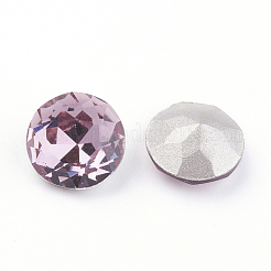 Dos et dos pointés cabochons en verre strass k9&nbsp;RGLA-J012-8mm-212