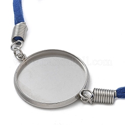 Creazione di braccialetti con doppio cordino in finta pelle scamosciata&nbsp;LS-STAS-M084-10P-03
