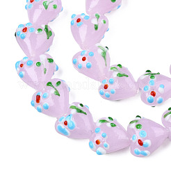 Бусины ручной работы ухабистой бисер нитей&nbsp;LAMP-N029-011E