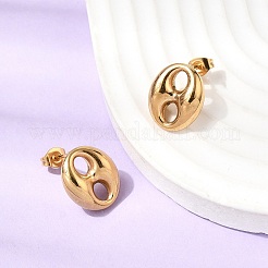 Овальные подвески&nbsp;SJEW-P008-02G