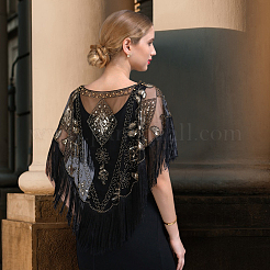 Полиэстеровый палантин&nbsp;AJEW-WH20128-005