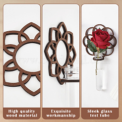 2 Set 2 Stile Wandbehang-Terrarien-Pflanzgefäß mit Kunststoffrohr&nbsp;ODIS-GA0001-53C