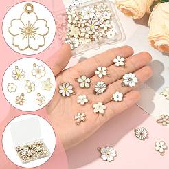 40pcs 10 styles de pendentifs en émail en alliage&nbsp;ENAM-FS0004-04B