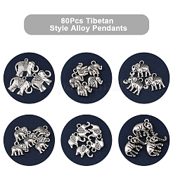80 шт. Подвески из сплава в тибетском стиле&nbsp;FIND-FS0003-65