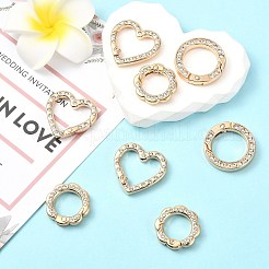 15шт 3 стиля пружинные кольца из цинкового сплава&nbsp;FIND-CJ0004-77