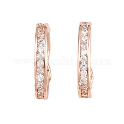 925 Sterling Silber Twister Schließen&nbsp;STER-E056-026RG-A